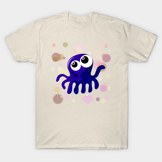 Bubbly Octopus T-Shirt by L'Appel du Vide Designs by Danielle Canonico